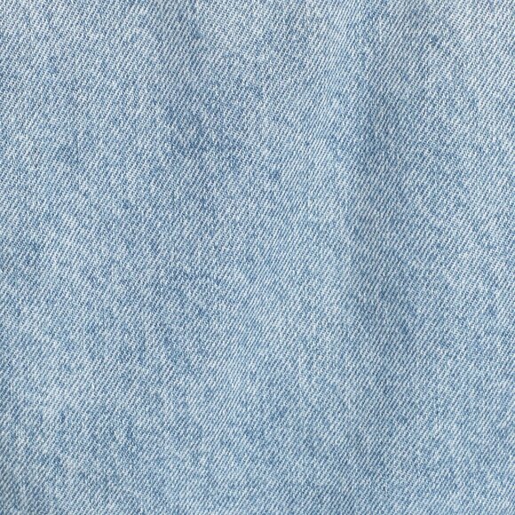 NWOT Chelsea & Violet Peplum Hem Puff Sleeve Distressed Denim Jean Jacket | XS - Picture 10 of 11